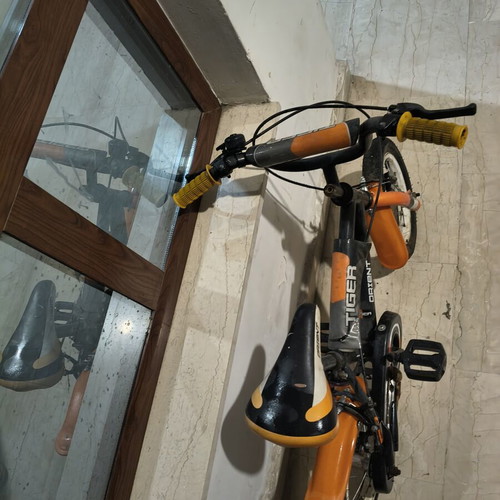 Tiger 12" children's bike used, orange Orient, needs rear tube