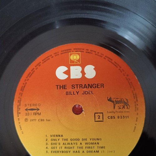 Billy Joel The Stranger vinyl record used, rock