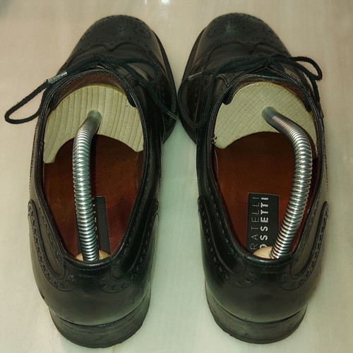Fratelli Rossetti men's leather oxford shoes size 42 used black
