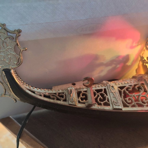 Venetian Gondola Vintage Decorative Lamp used with Broken Part