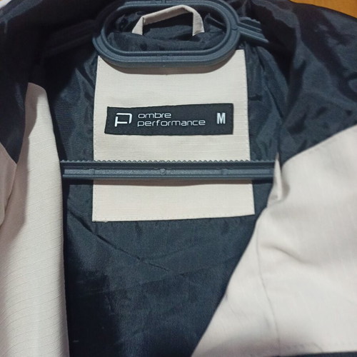 Men's windbreaker jacket like new, ice color, Ombre