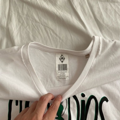 Sv Werder Bremen T-shirt Claudio Pizarro used, size 3XL