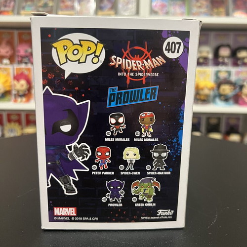 Funko Pop Marvel Spider-Man Prowler 407 used with box damage