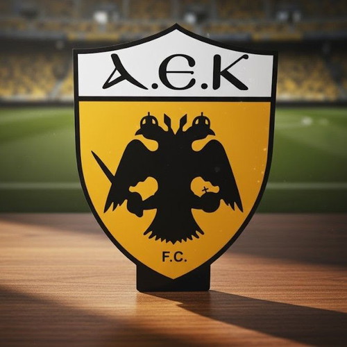 AEK F.C. tabletop badge new collectible