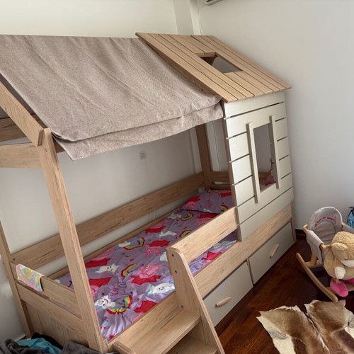 Ravenna house bed like new with two drawers