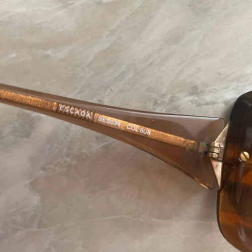 Vintage Escada sunglasses used, brown