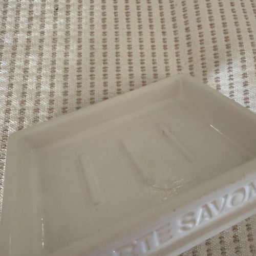 Soap dish like new, ceramic