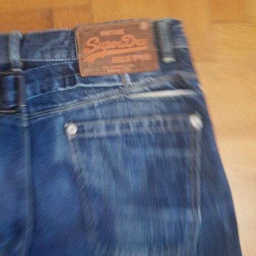 Superdry jeans used, vintage, size 31 x 32, blue
