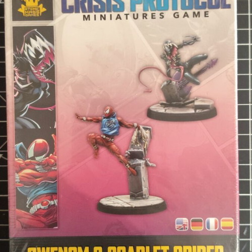 Marvel Crisis Protocol Gwenom and Scarlet Spider character pack