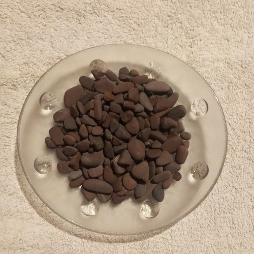 Ionian Sea Brown Decorative Pebbles like new