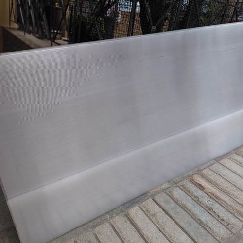 Plexiglass polycarbonate sheets new 2.45 x 1.05 m, 8 pcs