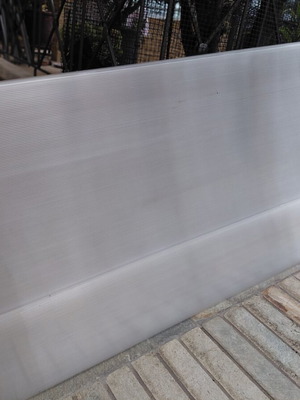 Plexiglass polycarbonate sheets new 2.45 x 1.05 m, 8 pcs