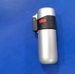 Jet flame lighter large silver refillable windproof new
