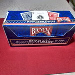 Bicycle Standard playing cards box red color new