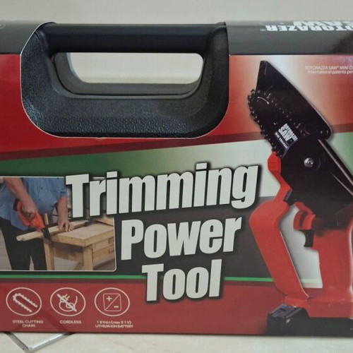 Rotorazer Saw Mini Battery Chainsaw New