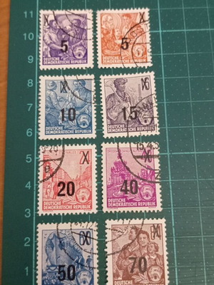 Γραμματόσημα Γερμανίας DDR 1954, σε κατάσταση like new