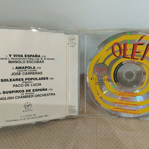 Ole! CD like new, Latin, Spanish edition 1994
