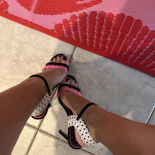 Miss kg sandals size 37 with thin heel