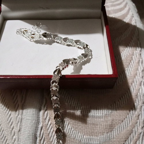 Silver chain 22 centimeters new