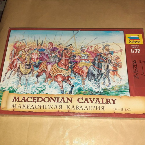 Macedonian cavalry new with glue and paint