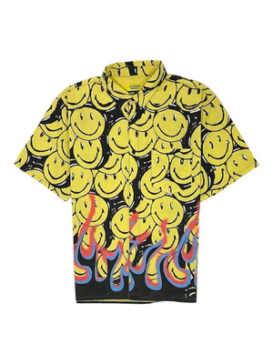 Chinatownmarket men's shirt used, colorful, size L