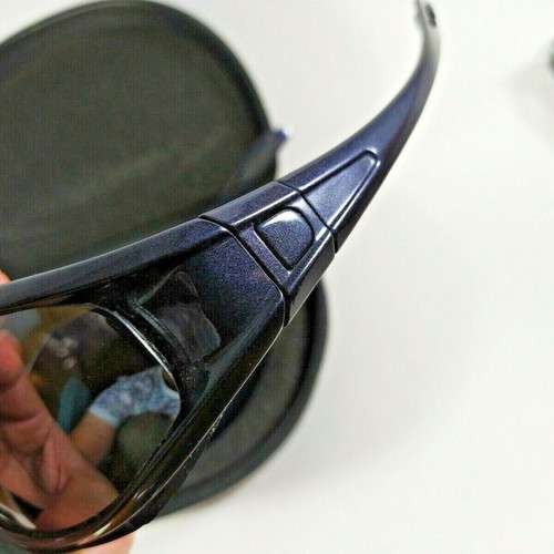 Oakley Radar Range Custom used cycling sunglasses in white metallic pearl