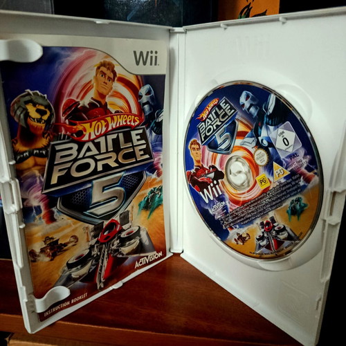 Hot Wheels Battle Force 5 Nintendo Wii game used, English version