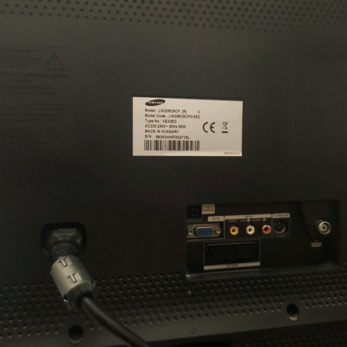 Samsung TV used, for computer, in excellent working condition