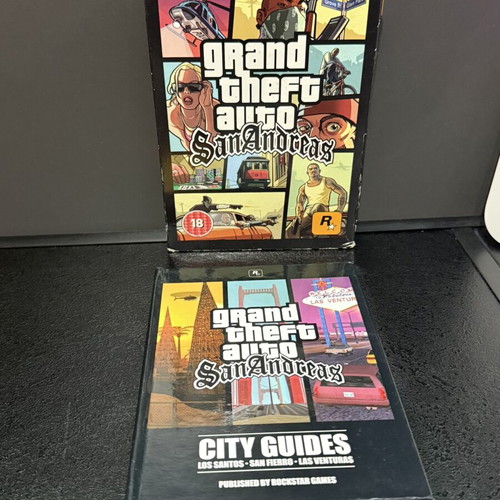 Grand Theft Auto San Andreas PC Big Box with City Guides