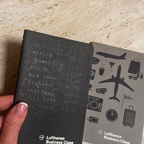Moleskine A6 notebook set of 2 Lufthansa Business Class new