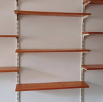 Store shelves made of marine plywood with bases like new