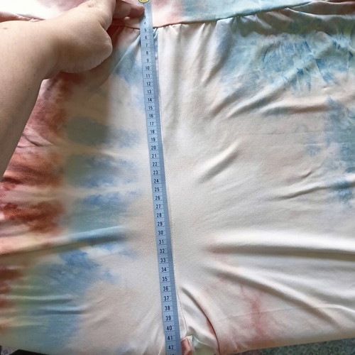 Emery Rose Shein Tie-Dye Wide-Leg Pants like new, multicolor
