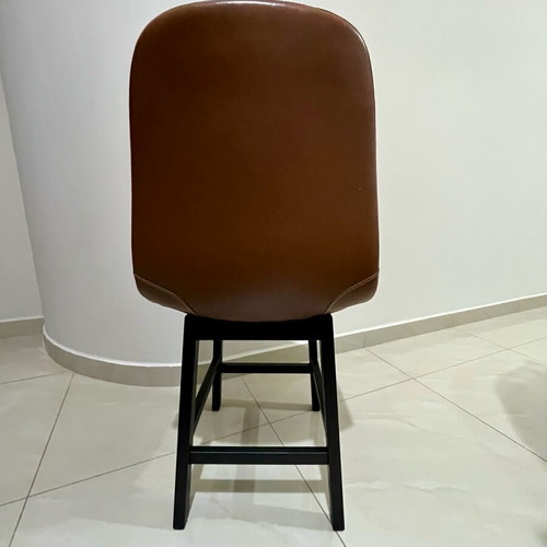 Dining or office chair like new, brown leatherette