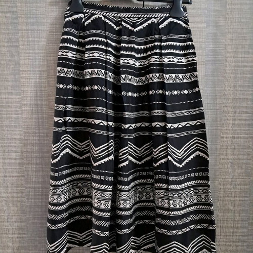 Midi skirt Pink Woman like new, black and white, size S