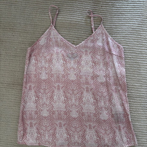 Alix the Label pink sleeveless blouse new, size S
