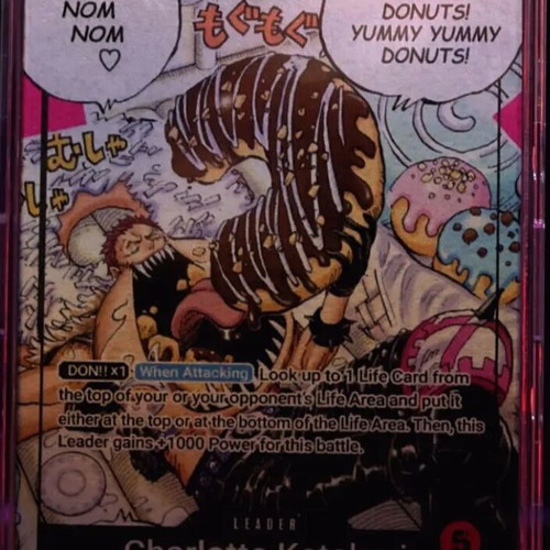 One Piece TCG Leader Foil Alternative Charlotte Katakuri like new