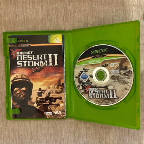 Conflict Desert Storm II Xbox Original used, English