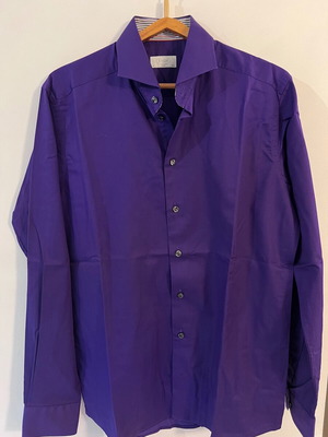 Eton shirt like new, purple, size L