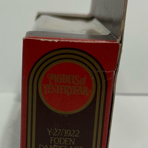 Matchbox 1986 Models of Yesteryear Y-27 1922 Foden Steam Wagon like new