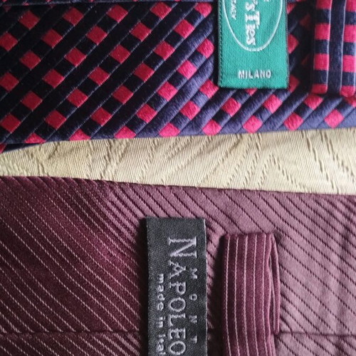 Italian silk ties like new, Monte Napoleone and Andrew's Ties