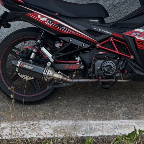 Akrapovic exhaust for VF125 with sensor, Φ51 pipe, like new