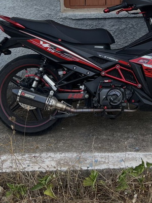 Akrapovic exhaust for VF125 with sensor, Φ51 pipe, like new