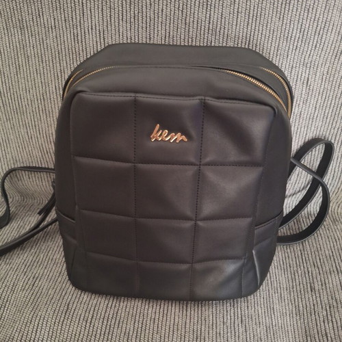 KEM leather backpack, black