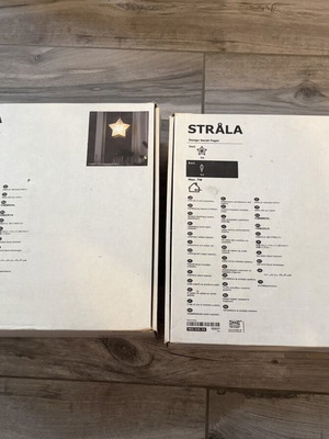 IKEA Stråla Star-Shaped Pendant Light White Like Rice Paper New