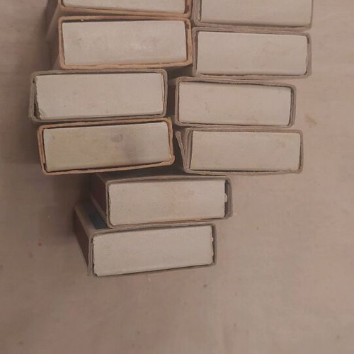 Vintage matchbox collection «Greek Islands» used, 11 pieces