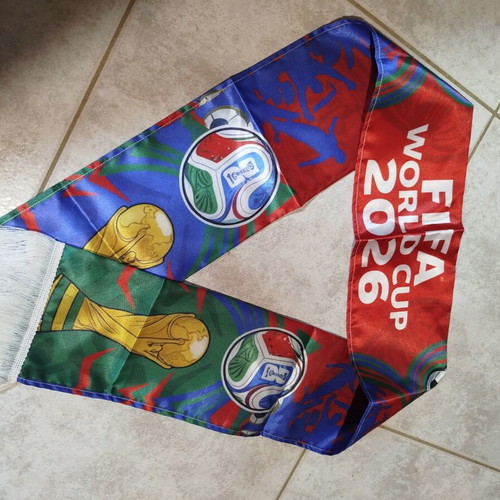 World Cup 2026 Scarf new, authentic polyester