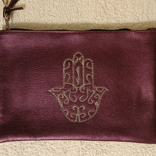 Women's purple bag with Fatima hand new