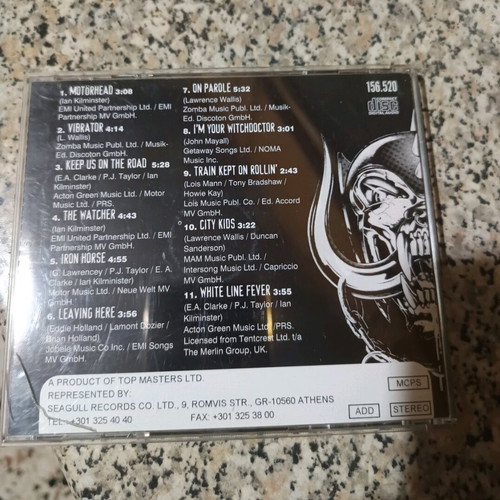 Motorhead Everything Louder Everything Live CD used