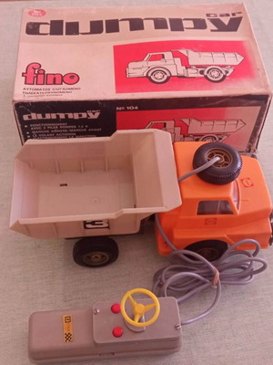 Fino Dumpy Car No.104 τηλεκατευθυνόμενο φορτηγό, ελληνικό βίντατζ 70s