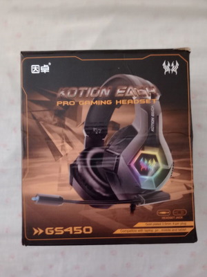 Ακουστικά gaming για PC με led φωτισμούς, καινούργια ενσύρματα